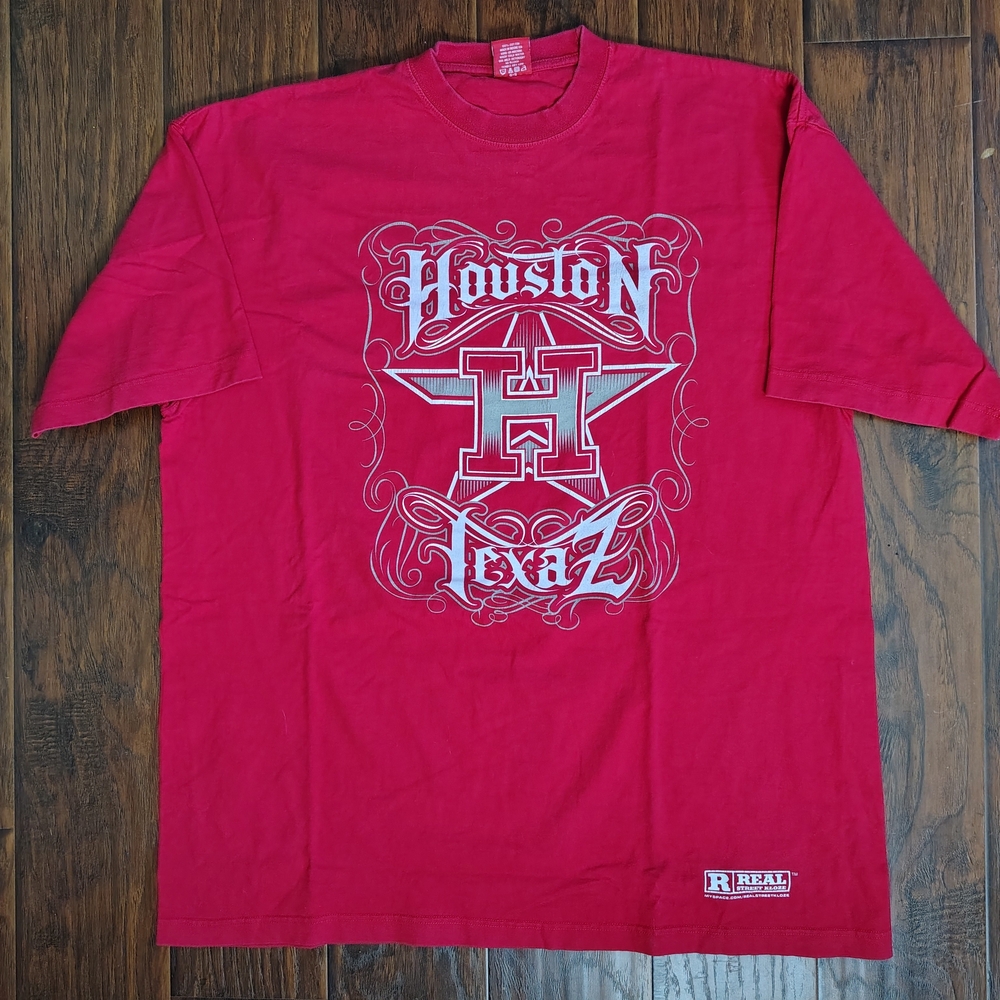 Vintage Y2K Dream USA Houston Texas tshirt Size 4X